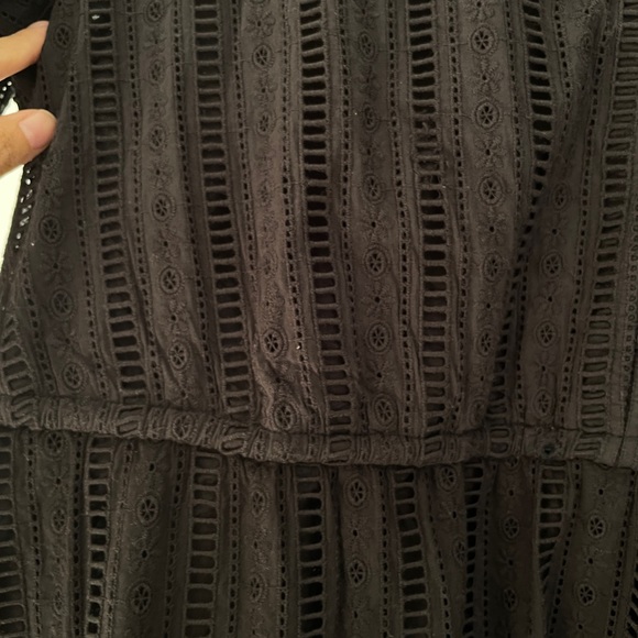 Black cutwork embroidered Dress - Picture 9 of 15